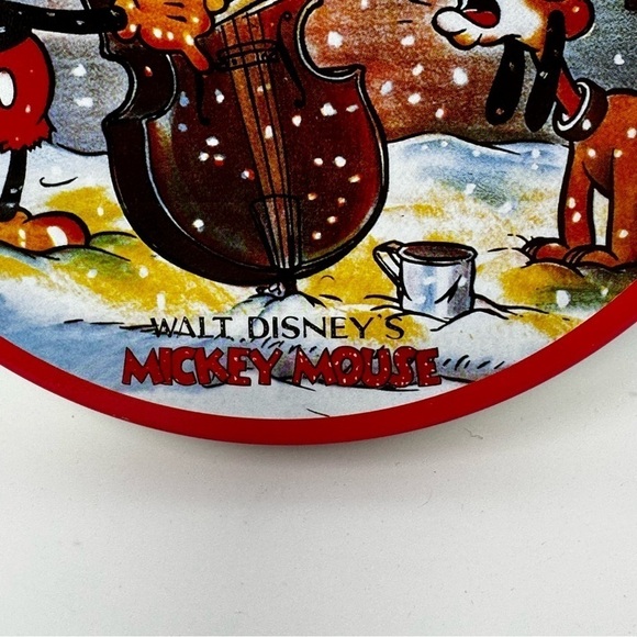 Vintage 90’s Disney Container Tin Mickey Mouse and Pluto - Picture 6 of 7